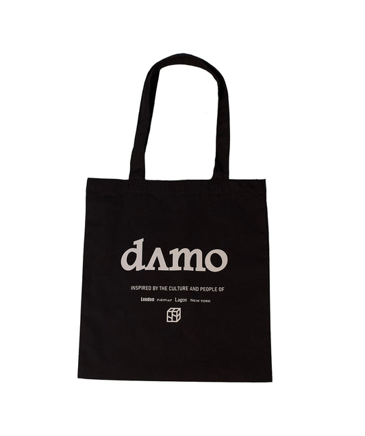 Damo Roots Tote Bag (Black)